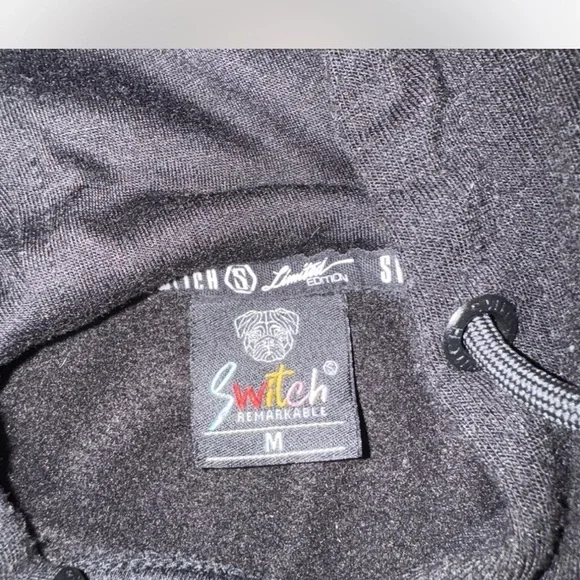 Vibrant Graphic Black Hoodie - Picture 4 of 4